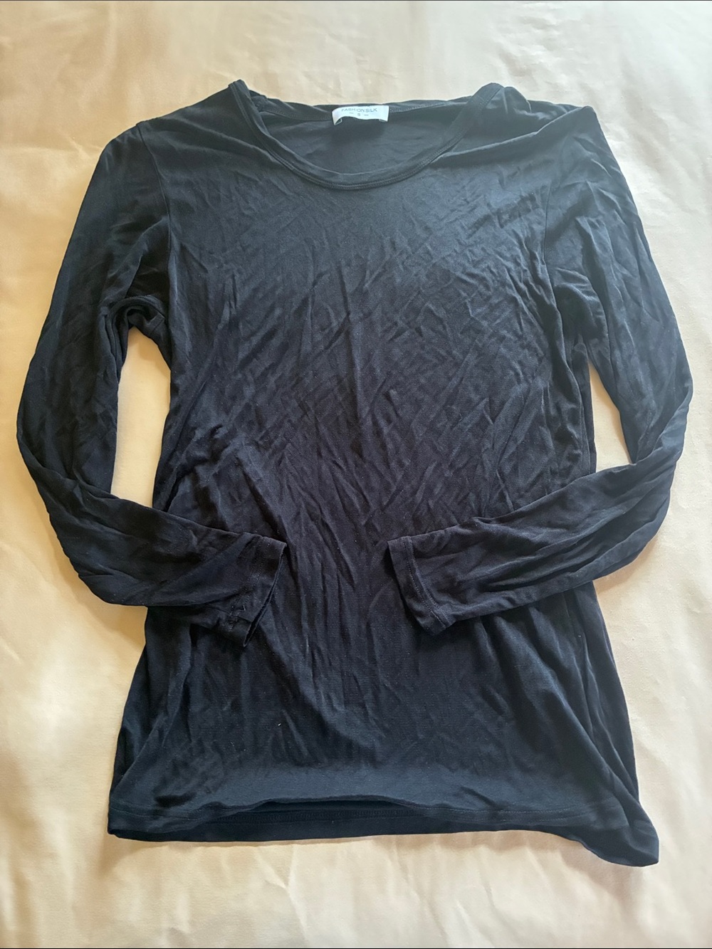 Unisex small silk baselayer shirt